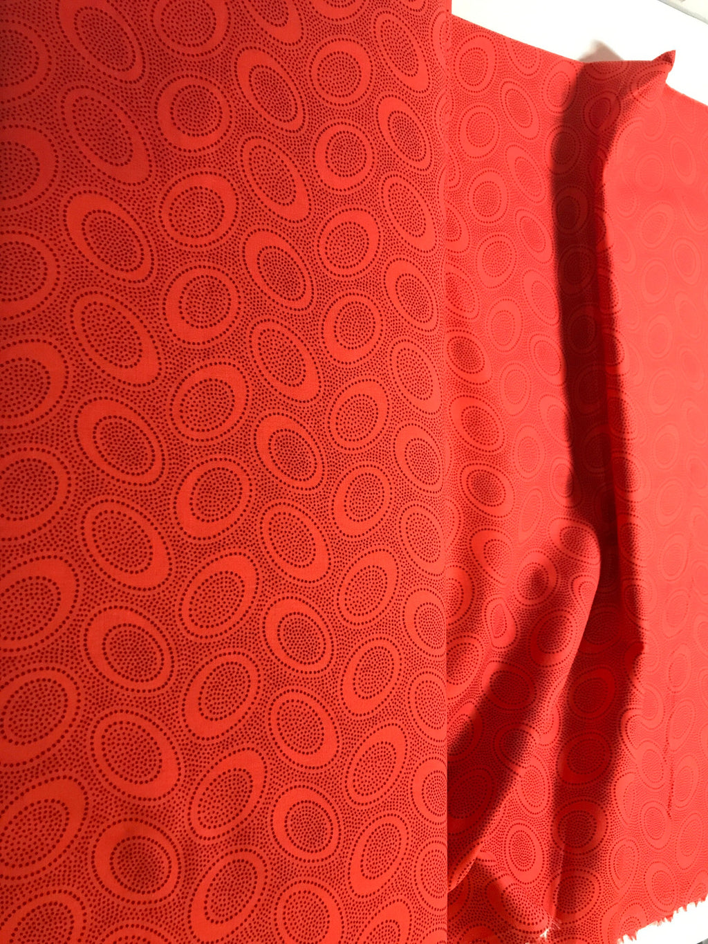 Kaffe Fassett Fabric - Aboriginal Dot in Pumpkin GP71.PUMPKIN - FreeSpirit - 100% High Quality Cotton by Yd and YARDAGE