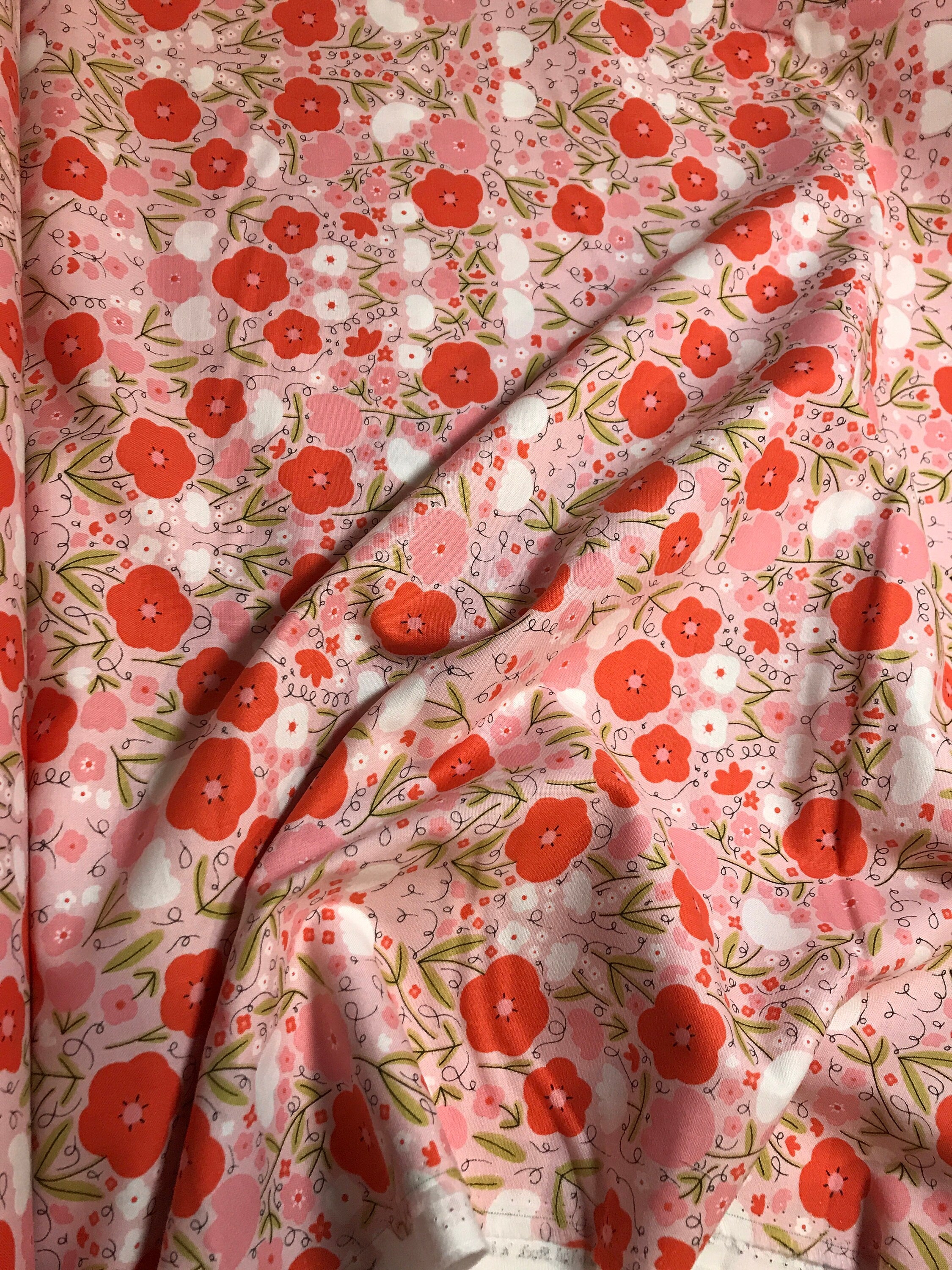 Moda Fabric Words To Live By by Gingiber - 48321 in Color 13 - 100% Quality Cotton by 1/2 Yd and Yardage