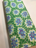 Kaffe Fassett Fabric- Flower Net in GREEN - Fall Collective 2021 by FreeSpirit - 100%  Quality Cotton - Remanant  1/2 Yard