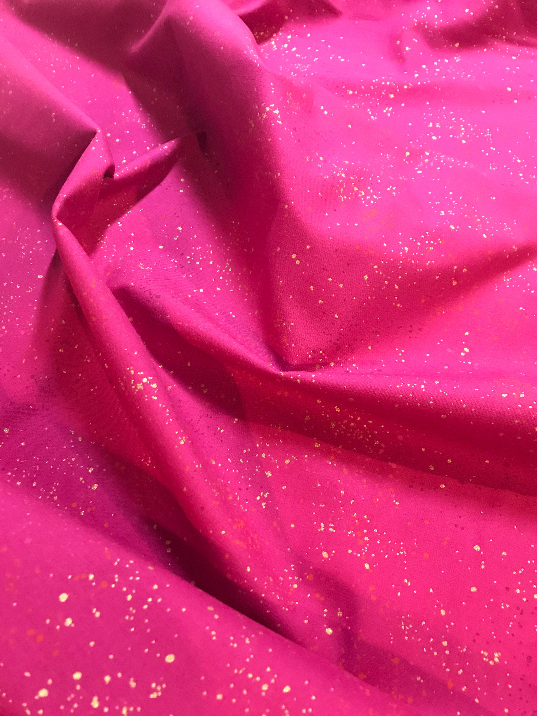 Ruby Star Fabric by Moda - Speckled in Metallic Berry RS5027 color 62M by Rashida Coleman Hale