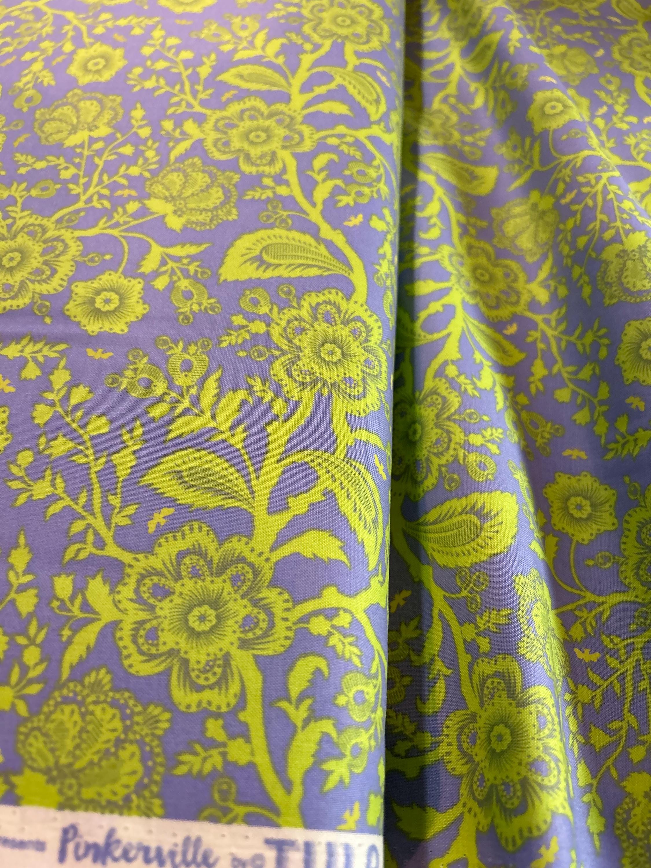 Tula Pink Fabric PINKERVILLE - Delight in Frolic Day Deam PWTP132 -100% Quality Cotton by the Yard and Yardage