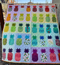 TULA FAN SALE!  Daydreamer Pining for You Tula Pink Fabric - Pineapple Hawaiian -100% Quality Cotton 73 1/2 x 77 Quilt Kit W/Backing Fabric Included