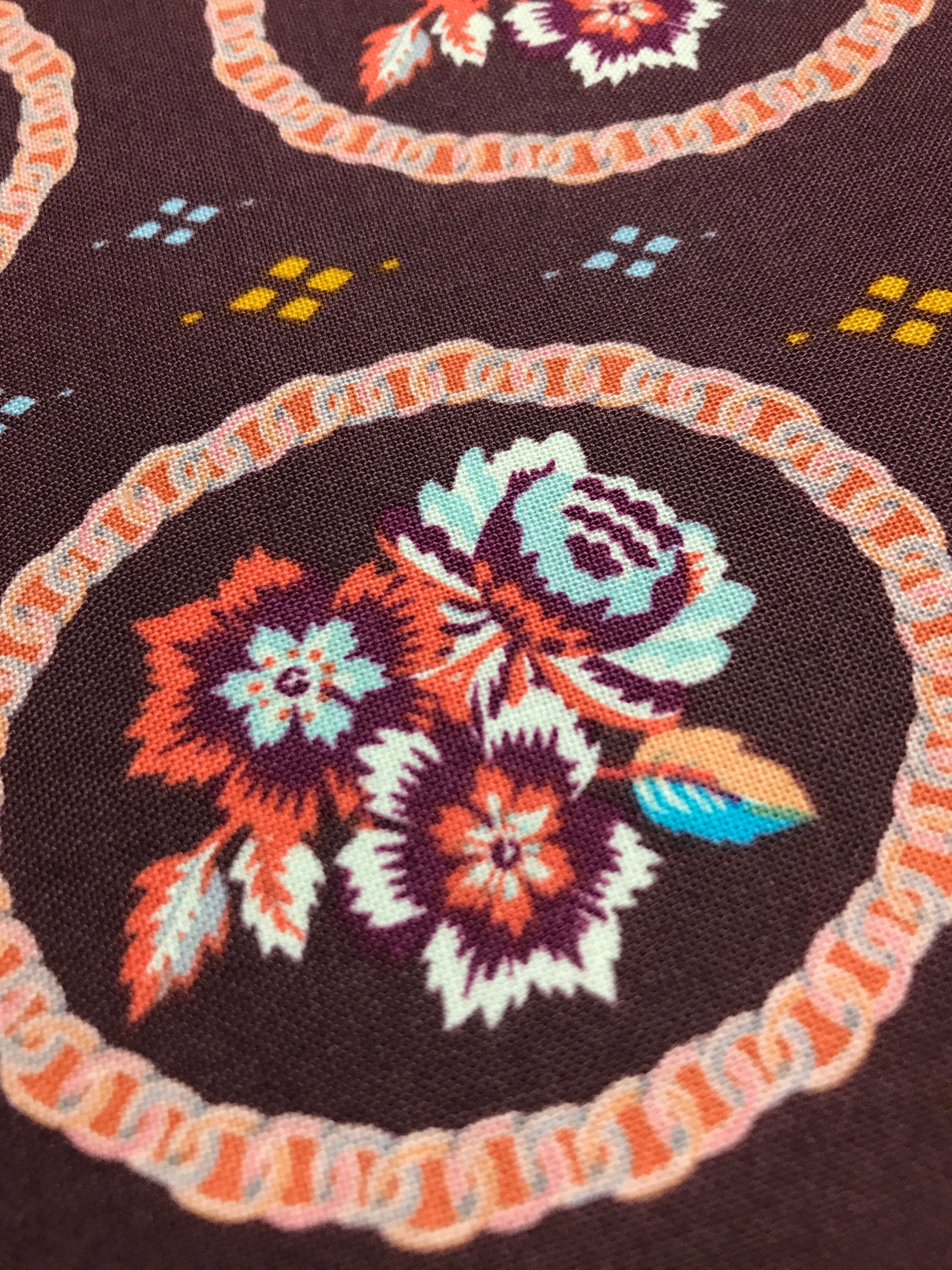 Kathy Doughty Fabric FreeSpirit - Mini Charm in Ganache - by Kathy Doughty- 100% Quality Cotton Yardage by 1/2 Yard and Yardage