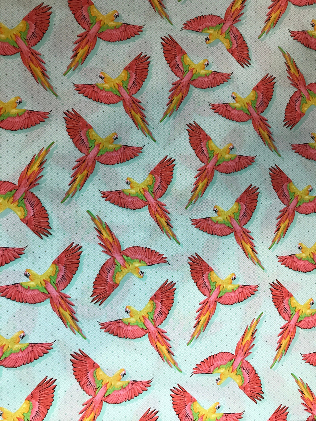 Tula Pink Fabric DAYDREAMER PWTP170 Macaw Ya Later in Mango Tula Pink Fabric - FreeSpirit - 100% Quality Cotton by 1/2 Yd and Yardage