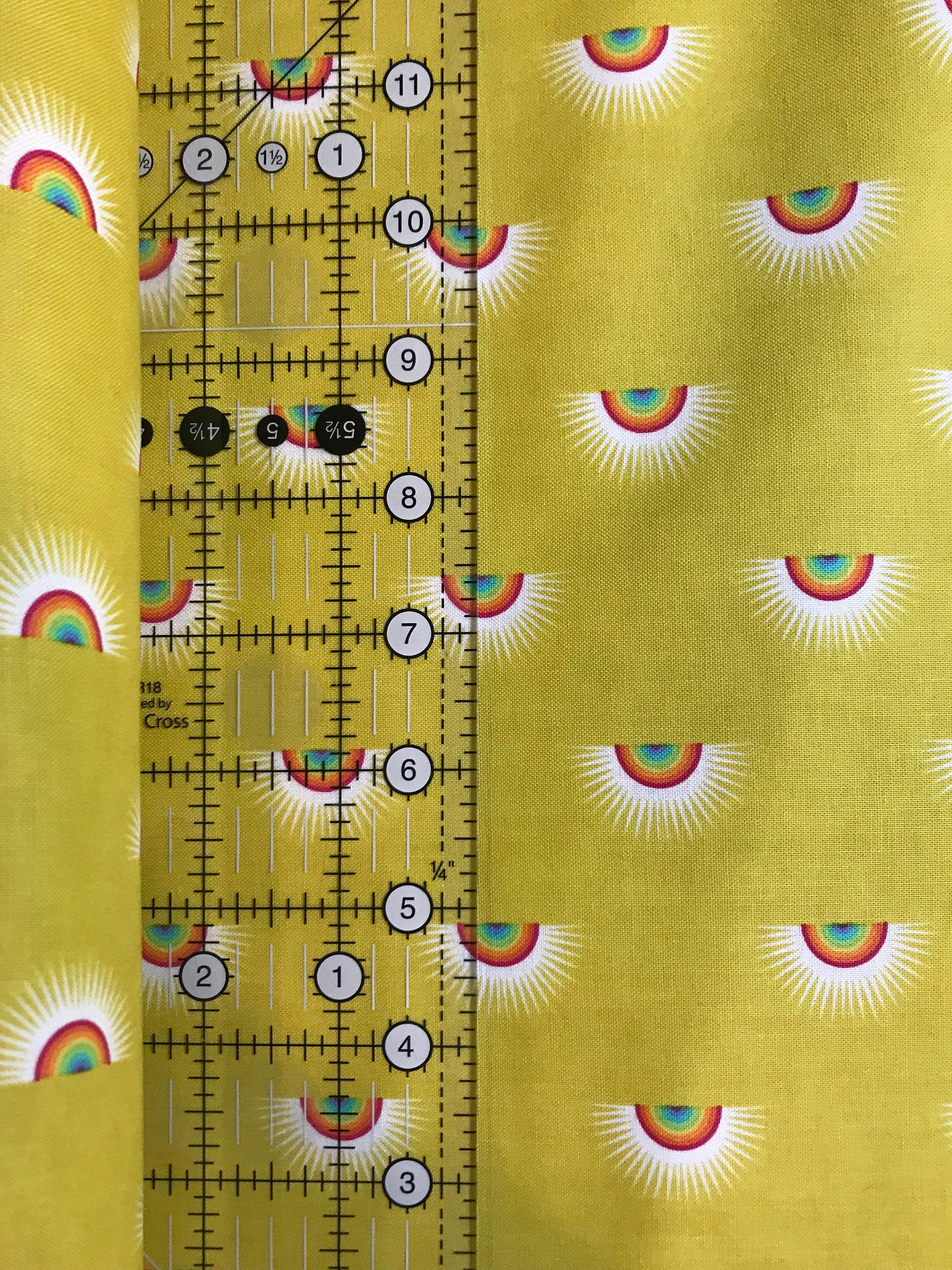 Tula Pink Fabric DAYDREAMER PWTP176 Sundaze in Pineapple - FreeSpirit- 100% Quality Cotton by 1/2 Yard and Yardage