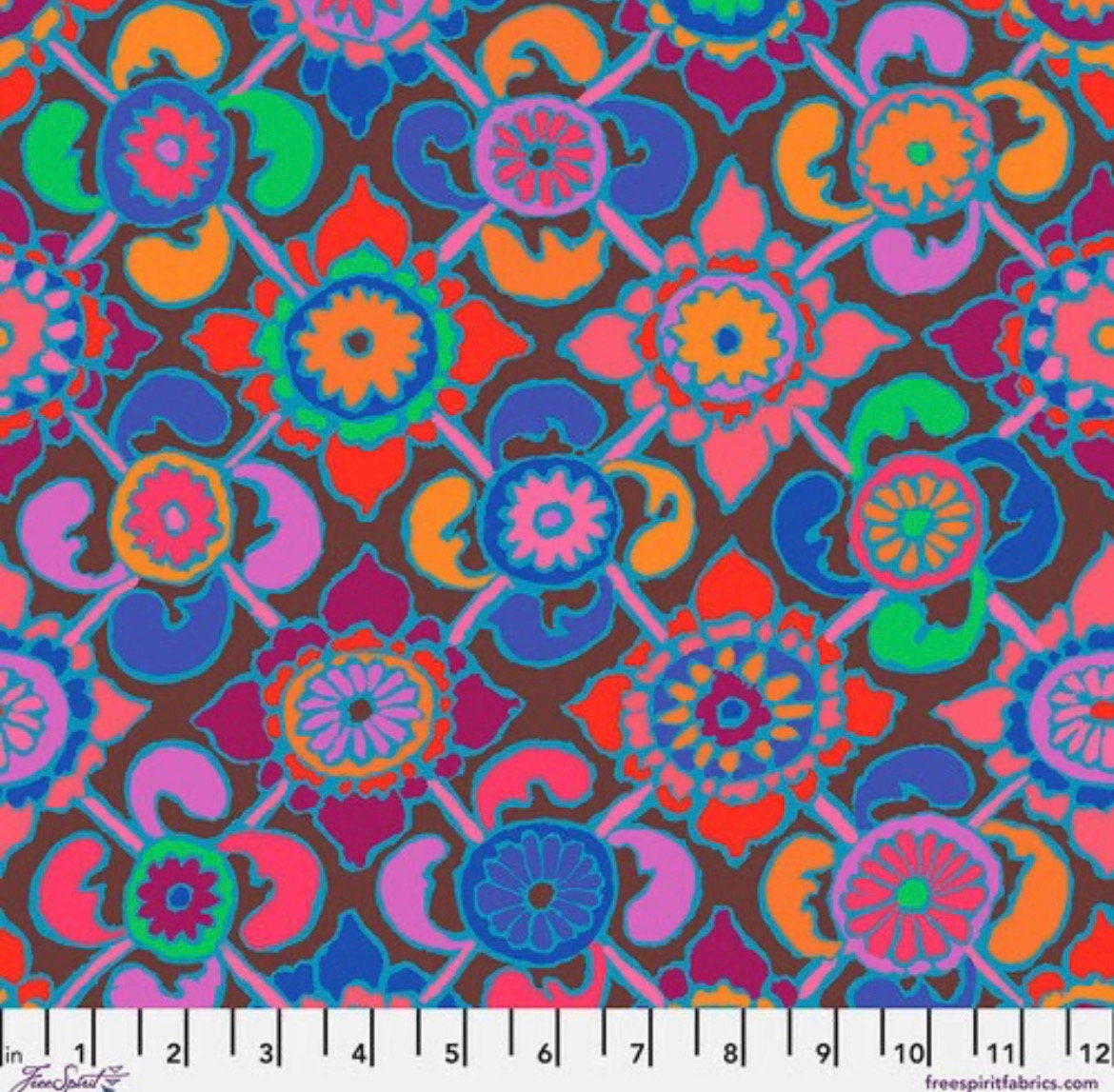Kaffe Fassett Fabric- TUDOR in Red - PWGP095.RED Collective 2023 by FreeSpirit - 100%  Quality Cotton - by Yard and YARDAGE