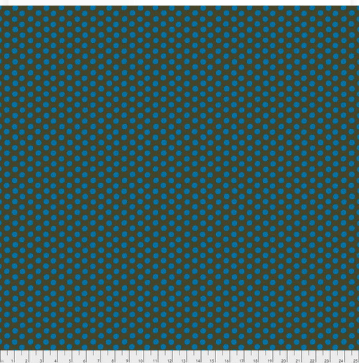 Kaffe Fassett Fabric - Spot GP070 Spot in BOTTLE Dots - FreeSpirit 100% Hgh Quality Cotton by 1/2 Yard and Yardage