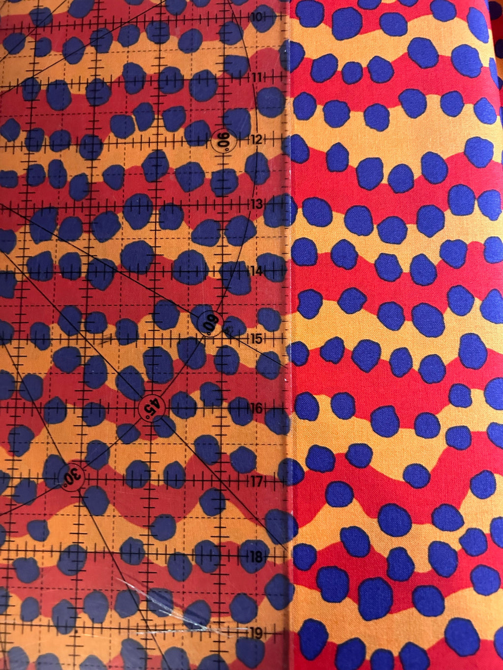 Kaffe Fassett Fabric- Bubble Stripe   RED PWBM082.RED August 2022 by FreeSpirit - 100%  Quality Cotton - by Fat 1/4 and YARDAGE
