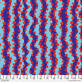 Kaffe Fassett Fabric- Bubble Stripe  BLUE PWBM082.BLUE August 2022 by FreeSpirit - 100%  Quality Cotton - YARDAGE