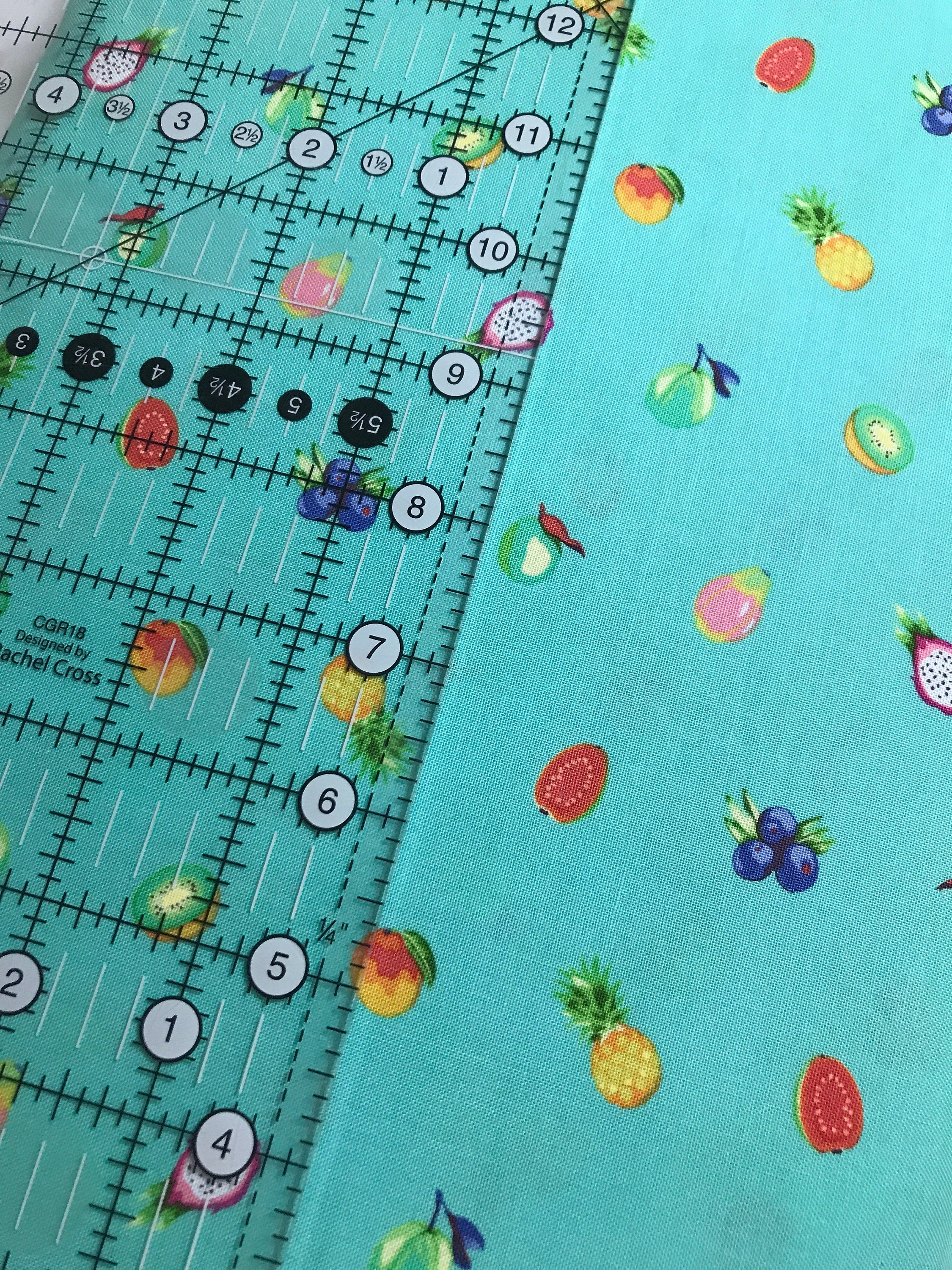 Tula Pink Fabric  DAYDREAMER PWTP175 Forbidden Fruit Snacks in Mojito - FreeSpirit - 100% Quality Cotton by 1/2 Yd and Yardage