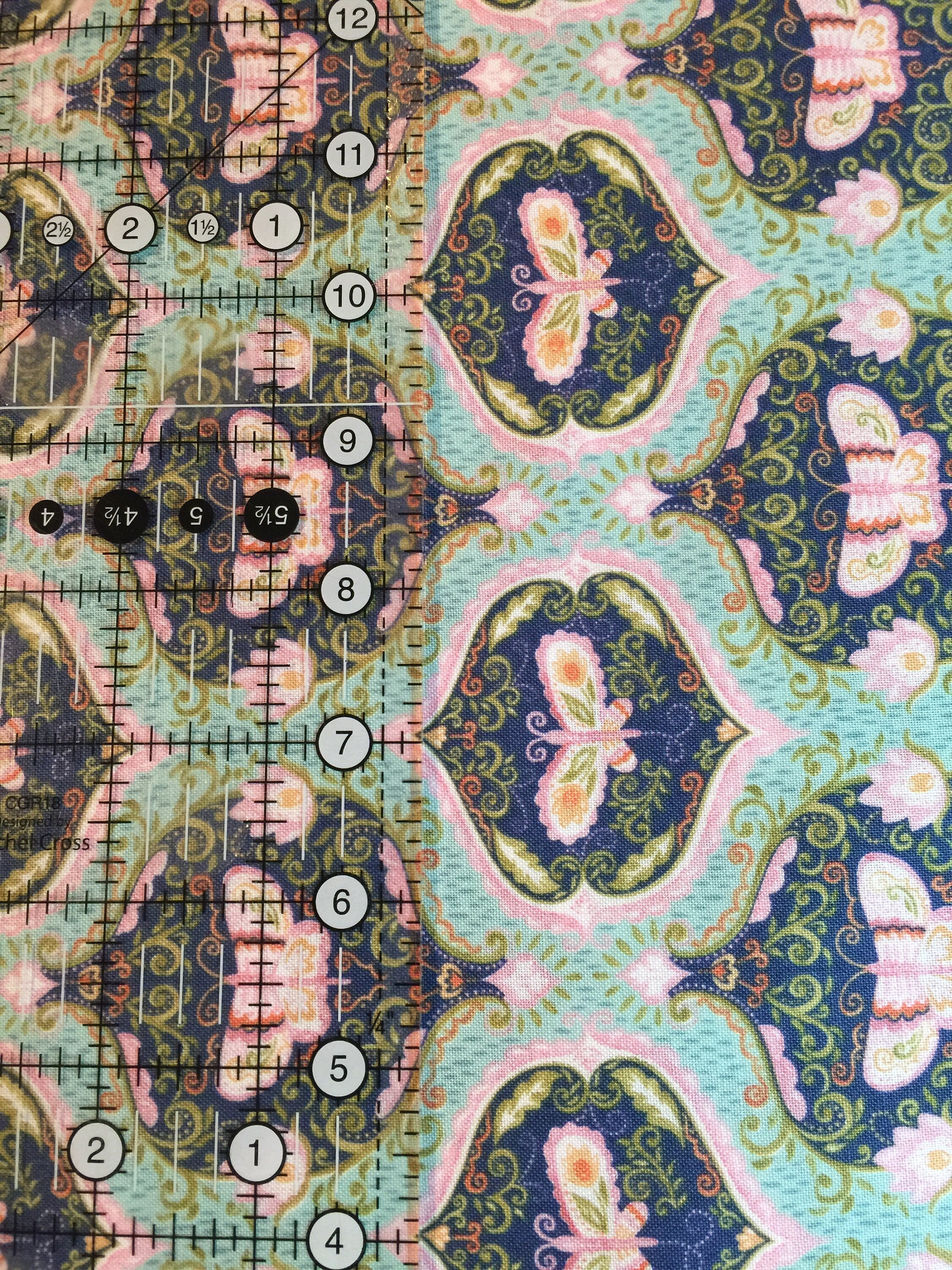 Moth Cameo Fabric Wings in Aqua - A Meadows Tale by Ana Davis-Blend Fabrics Moth Butterfly 113.114.03.2 Cameo F1004-100% Quality Cotton