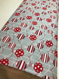 Christmas Holiday Fabric Ornaments In Color 913 - by the 1/4 Yd and Yardage