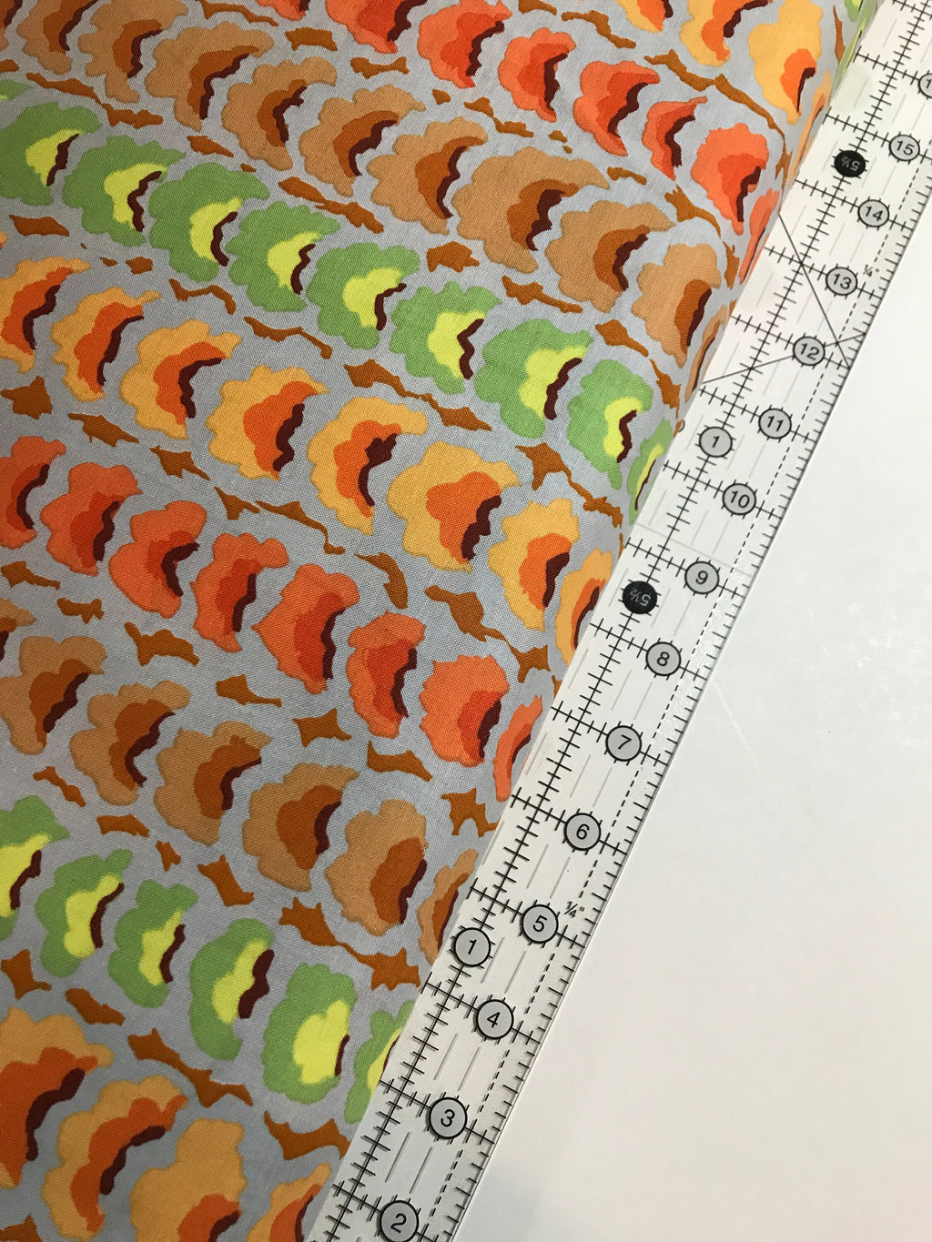Kaffe Fassett Fabric- Garlands PWGP181.TAWNY Spring Collective 2021 by FreeSpirit - 100%  Quality Cotton - by Fat 1/2 Yd and YARDAGE