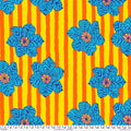 Kaffe Fassett Collective Fabric -  Zebra Lily PWBM091 ORANGE-  100 % Quality Cotton by 1/4 Yd and YARDAGE