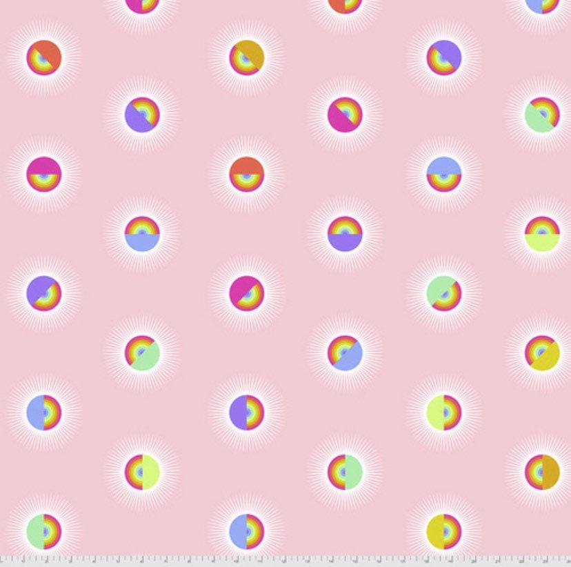 TULA FAN SALE!  Daydreamer Pining for You Tula Pink Fabric - Pineapple Hawaiian -100% Quality Cotton 73 1/2 x 77 Quilt Kit W/Backing Fabric Included