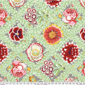 Kaffe Fassett Collective Fabric -  Flower Lattice PWGP011 LEAFY -  100 % Quality Cotton by 1/4 Yd and YARDAGE