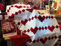 Chained Hearts Quilt Pattern and Kit- Valentines Day - Anniversary - Birthday - Wedding Make in a Weekend