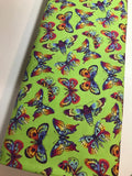 Tula Pink Fabric DAYDREAMER PWTP172 Butterfly Kisses in Avocado Tula Pink Fabric - FreeSpirit - 100% Quality Cotton by 1/2 Yard and Yardage