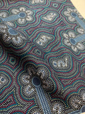 Australian Fabric - Ladies Dancing At Ceremony in Purple by Margaret Wallace - Aboriginal 100% Cotton by M&S Textiles By Yard and Yardage