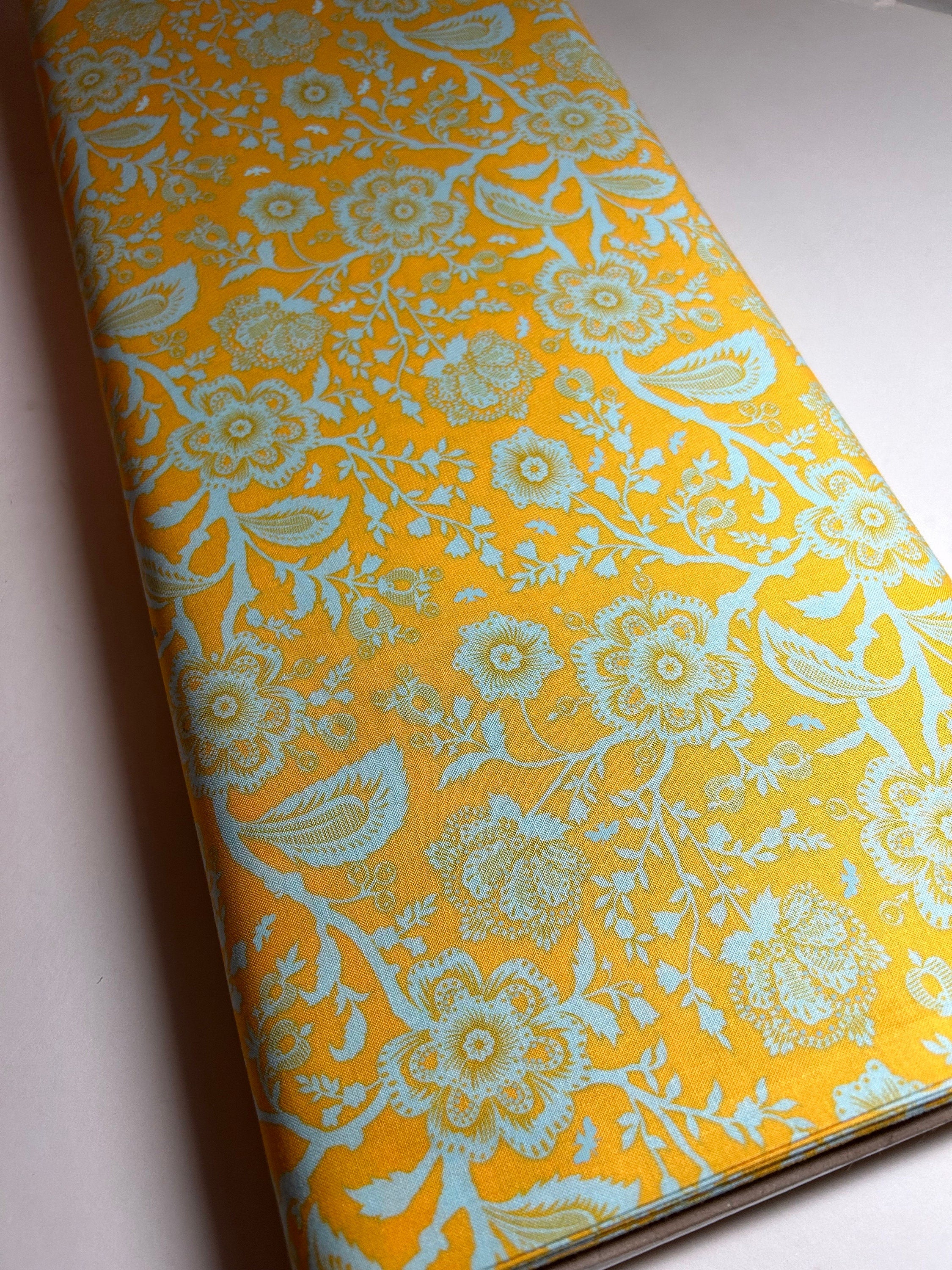 Tula Pink Fabric PINKERVILLE - Delight in Frolic Yellow PWTP132 -100% Quality Cotton by the Yard and Yardage