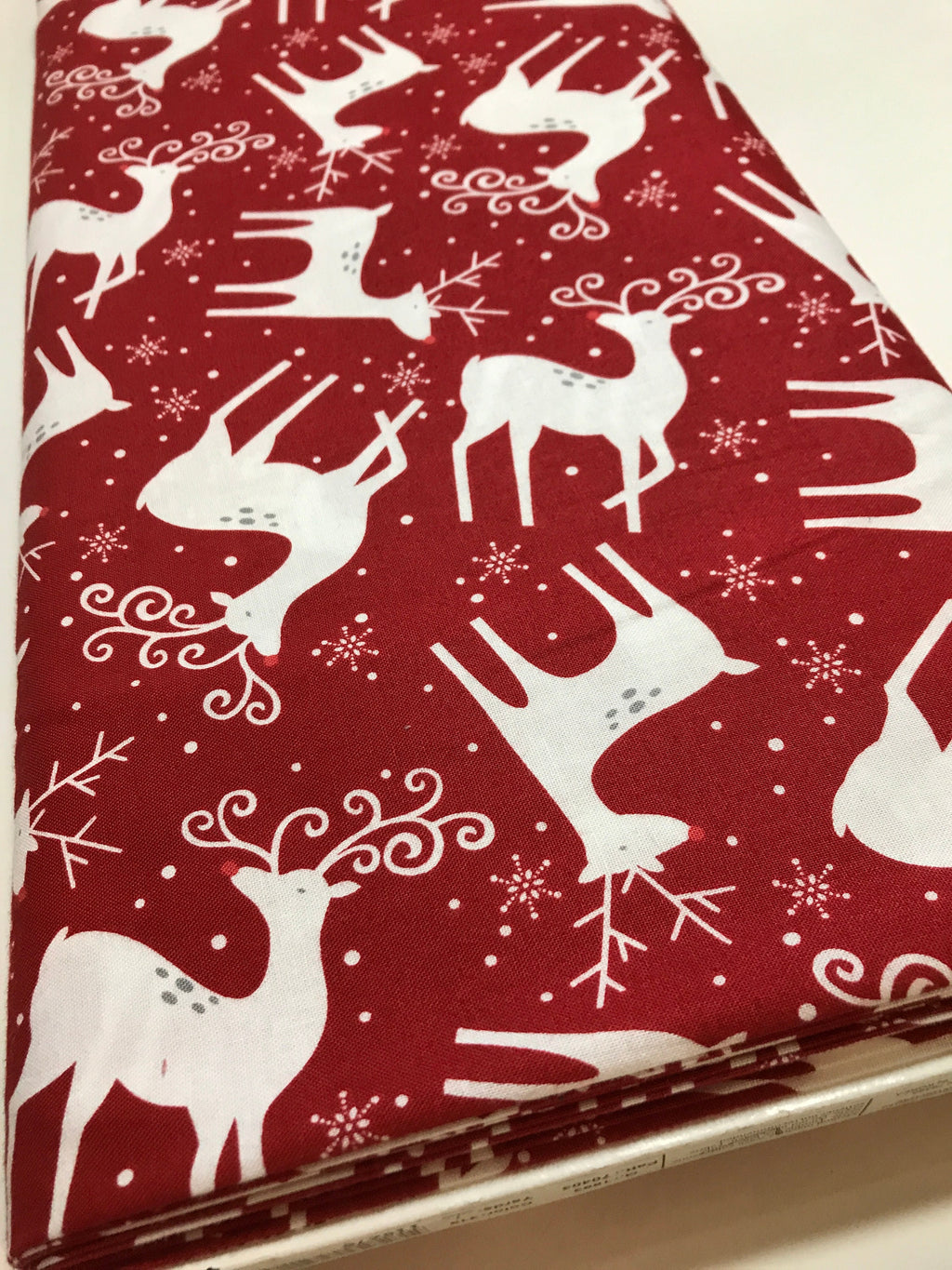 Christmas Holiday Fabric - Reindeer In Color 319 - by the Yd and Yardage