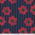 Kaffe Fassett Collective Fabric -  Zebra Lily PWBM091 DARK -  100 % Quality Cotton by Yd and YARDAGE