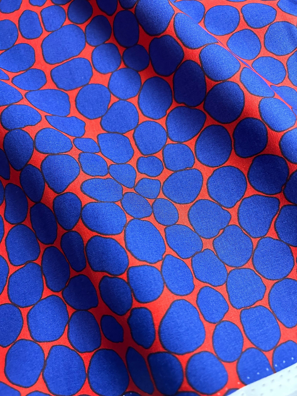 Kaffe Fassett Fabric- Jumble Lupis PWBM053.LAPIS Spring Collective 2022 by FreeSpirit - 100%  Quality Cotton - by Fat 1/2 Yd and YARDAGE