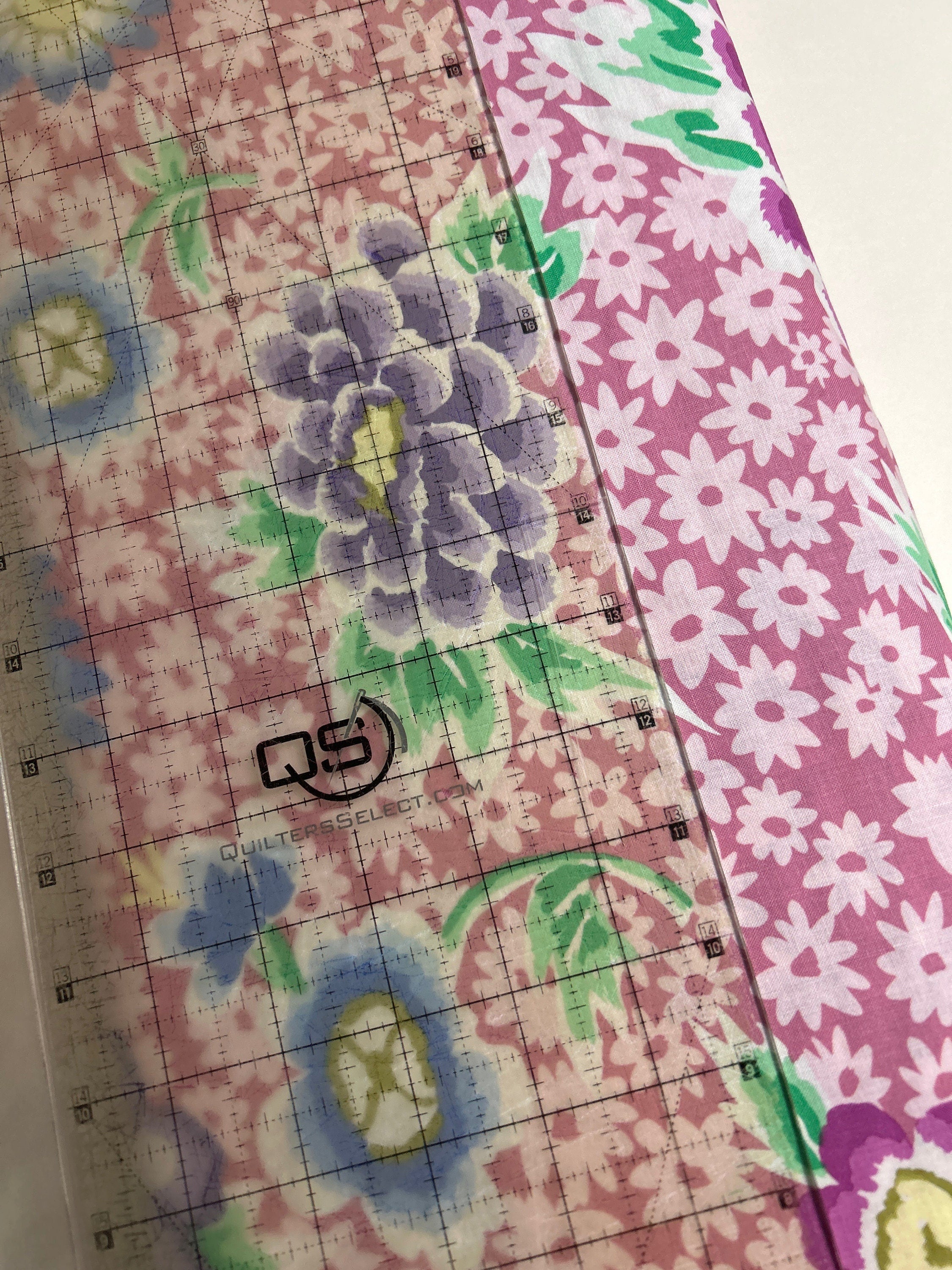 Kaffe Fassett Fabric  - Charlotte Flower in Pastel  PWGP186.PASTEL - 100% High Quality Cotton -By the 1/2 Yard and Yardage