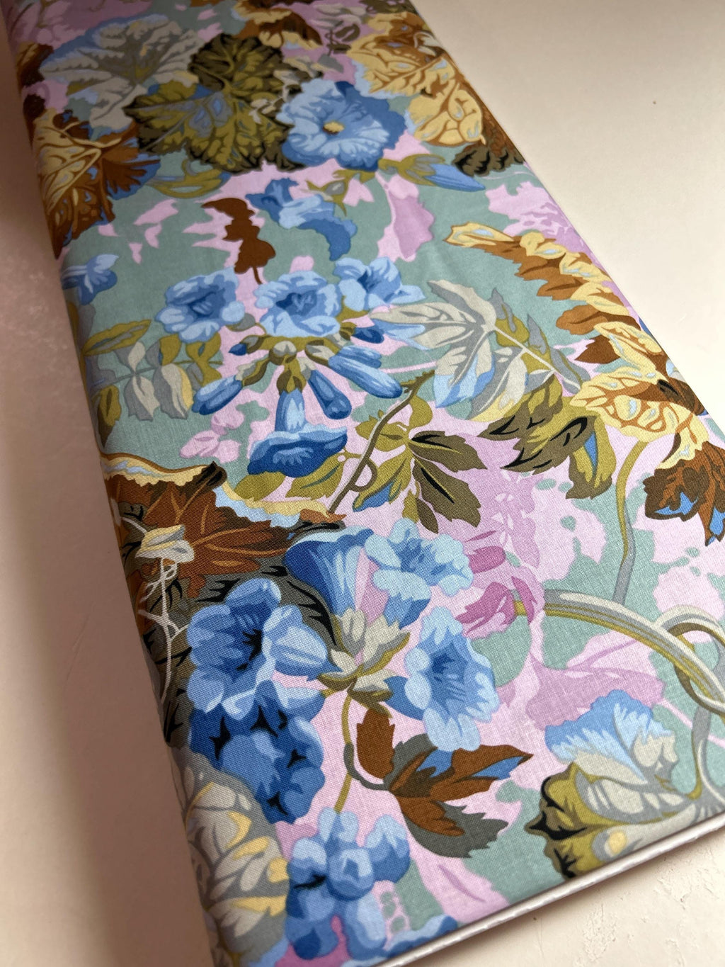 Kaffe Fassett Collective Fabric -  Flower Grandiose PWPJ013.TAUPE -  100 % Quality Cotton by 1/2 Yd and YARDAGE