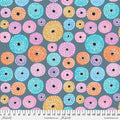 Kaffe Fassett Collective Fabric - DISKS in Grey - PWGP193.GREY - 100% Quality Cotton BY 1/2 Yards and Yardage