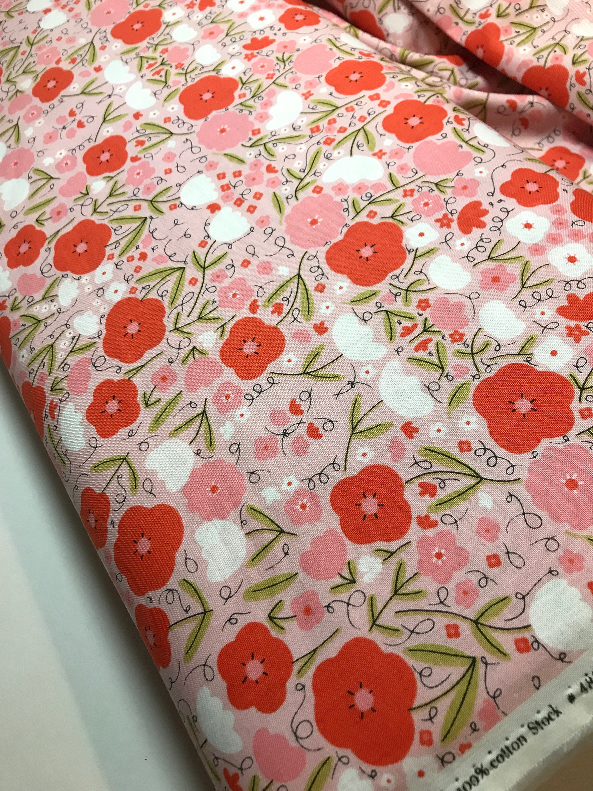 Moda Fabric Words To Live By by Gingiber - 48321 in Color 13 - 100% Quality Cotton by 1/2 Yd and Yardage