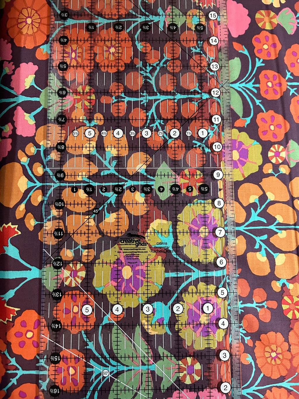 Kaffe Fassett Collective Fabric - Sprays in Brown - PWGP107.BROWN - 100% Quality Cotton BY Yard and Yardage