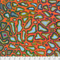 Kaffe Fassett Fabric- Animal in Orange - PWBM076.ORANGE by FreeSpirit - 100%  Quality Cotton - by FQ and YARDAGE