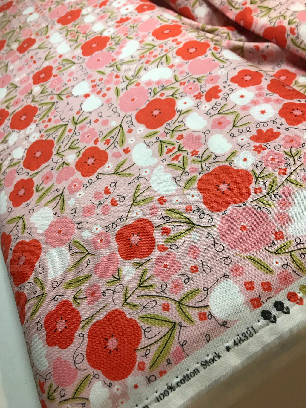 Moda Fabric Words To Live By by Gingiber - 48321 in Color 13 - 100% Quality Cotton by 1/2 Yd and Yardage