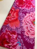 Kaffe Fassett Fabric- Brocade Peony PWPJ062.HOT Spring Collective 2021 by FreeSpirit - 100%  Quality Cotton - by Fat 1/2 Yd and YARDAGE