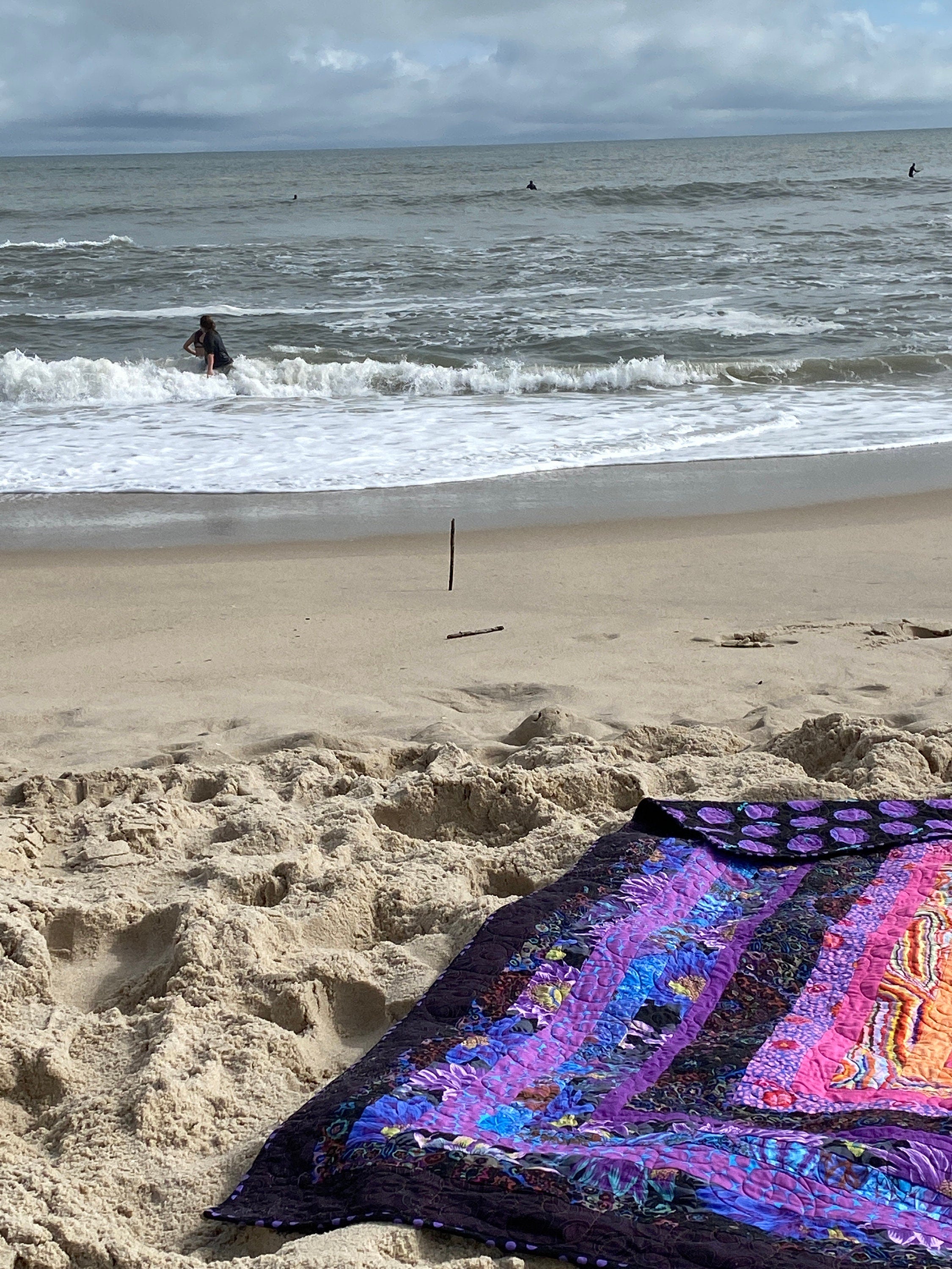 New! Kaffe Fabric - Quilt Kit - Kaffe Fassett - Hawaiian Sunset Quilt Kit™  - Log Cabin 78"x82" Beach - 100% Cotton Kit