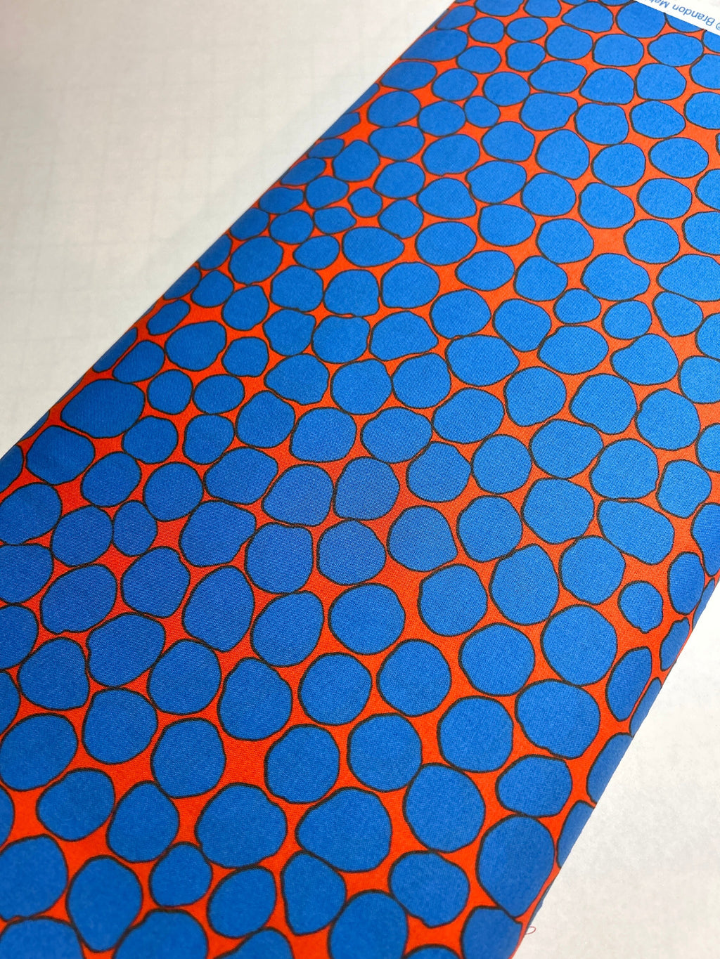 Kaffe Fassett Jumble Fabric – Royal Blue, 100% Cotton by the Yard
