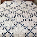 New! Shibori Irish Chain Heirloom Quilt  - Classic Quilt FINISHED -Fabric by Debbie Maddy Moda Fabrics - 87”x78” Quilt