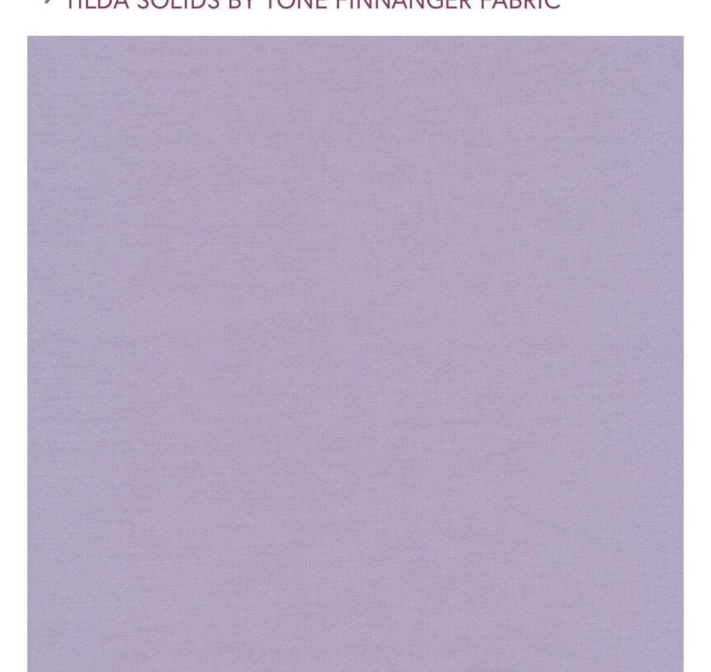Tilda Fabric - Tilda Solid Thistle - Solids - 100% Quilting Cotton by 1/2 Yard - YARDAGE
