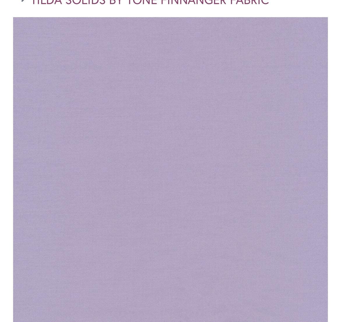Tilda Fabric - Tilda Solid Thistle - Solids - 100% Quilting Cotton by 1/2 Yard - YARDAGE