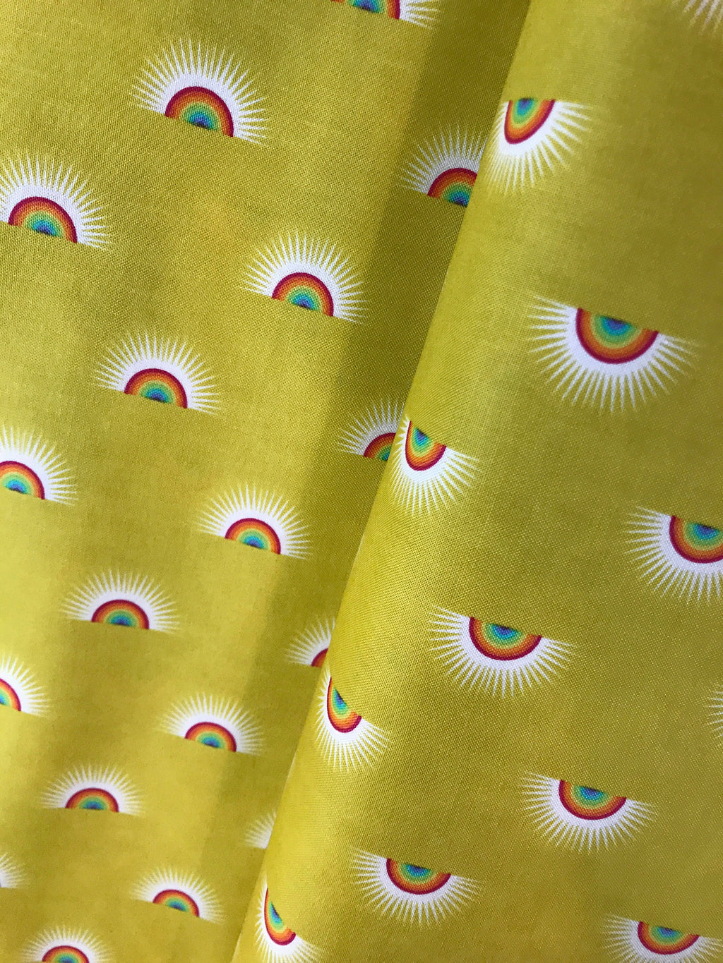 Tula Pink Fabric DAYDREAMER PWTP176 Sundaze in Pineapple - FreeSpirit- 100% Quality Cotton by 1/2 Yard and Yardage