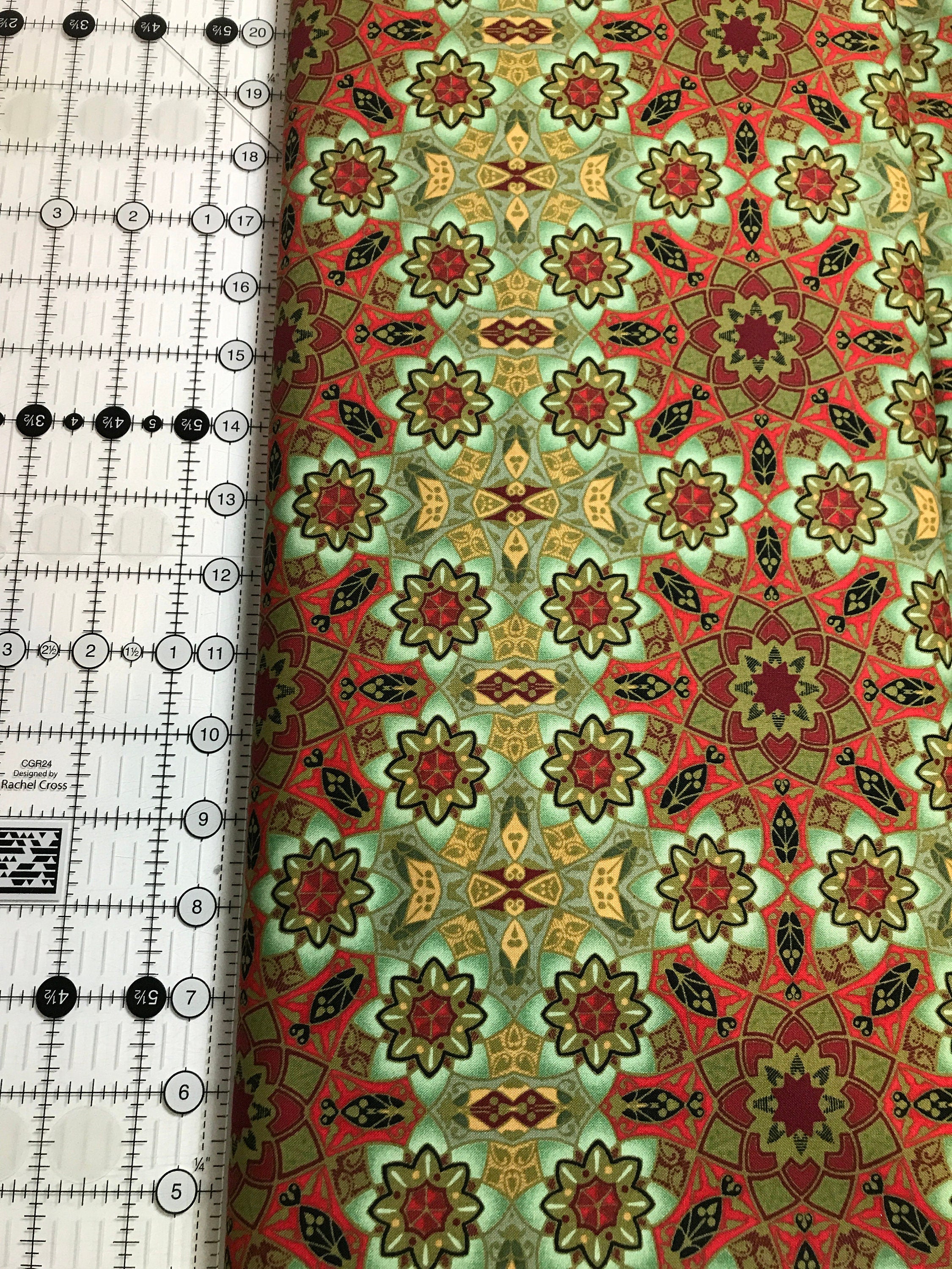 Holiday Fabric Winter Solstice 5JAY Color 3 -Jason Yenter In the Beginning Fabrics - By Yard 100% Quality Cotton - Yd and Yardage