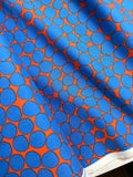 Kaffe Fassett Jumble Fabric – Royal Blue, 100% Cotton by the Yard