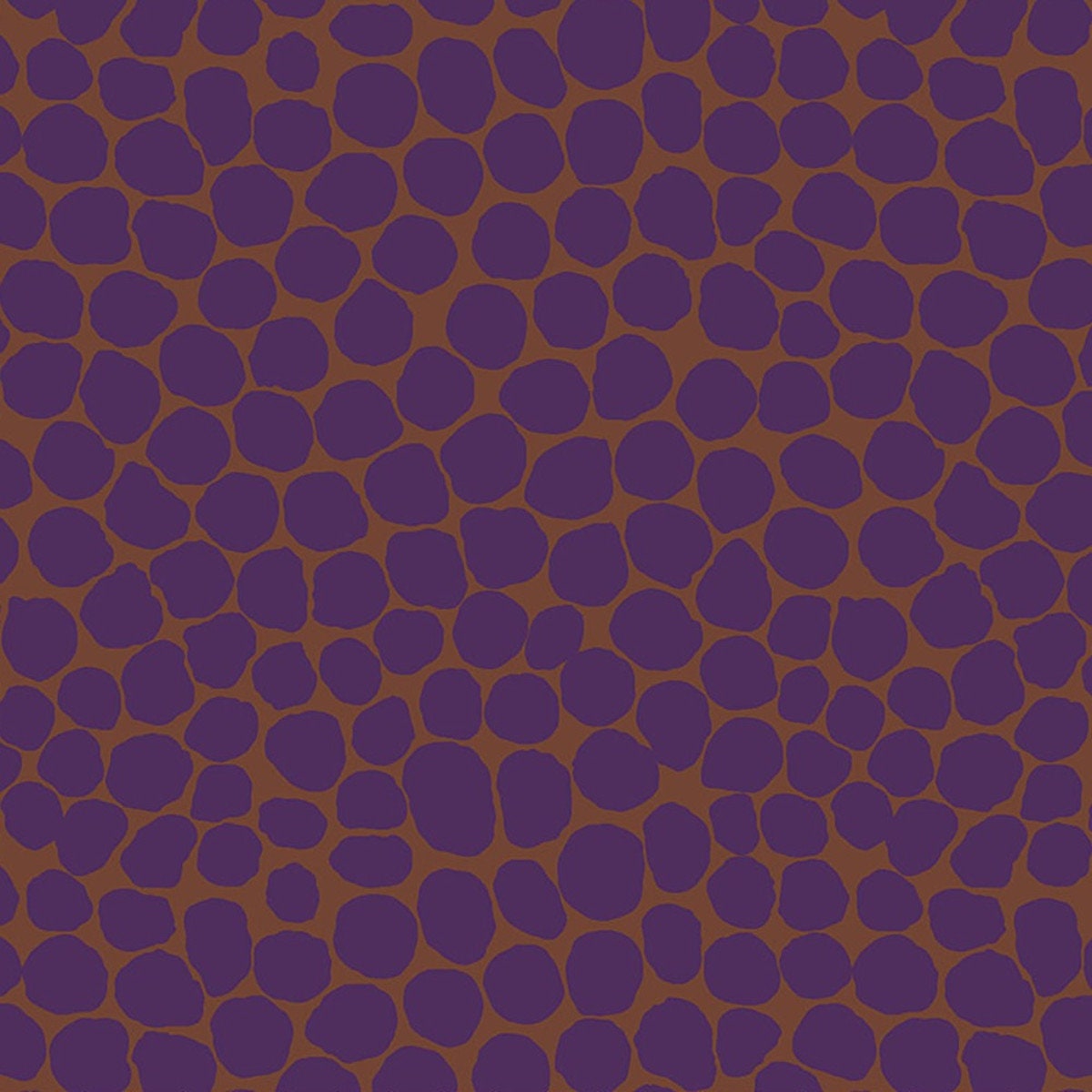Kaffe Fassett Fabric- Jumble in Prune PWBM053.PRUNE Spring Collective 2021 by FreeSpirit - 100%  Quality Cotton - by Fat 1/2 Yd and YARDAGE