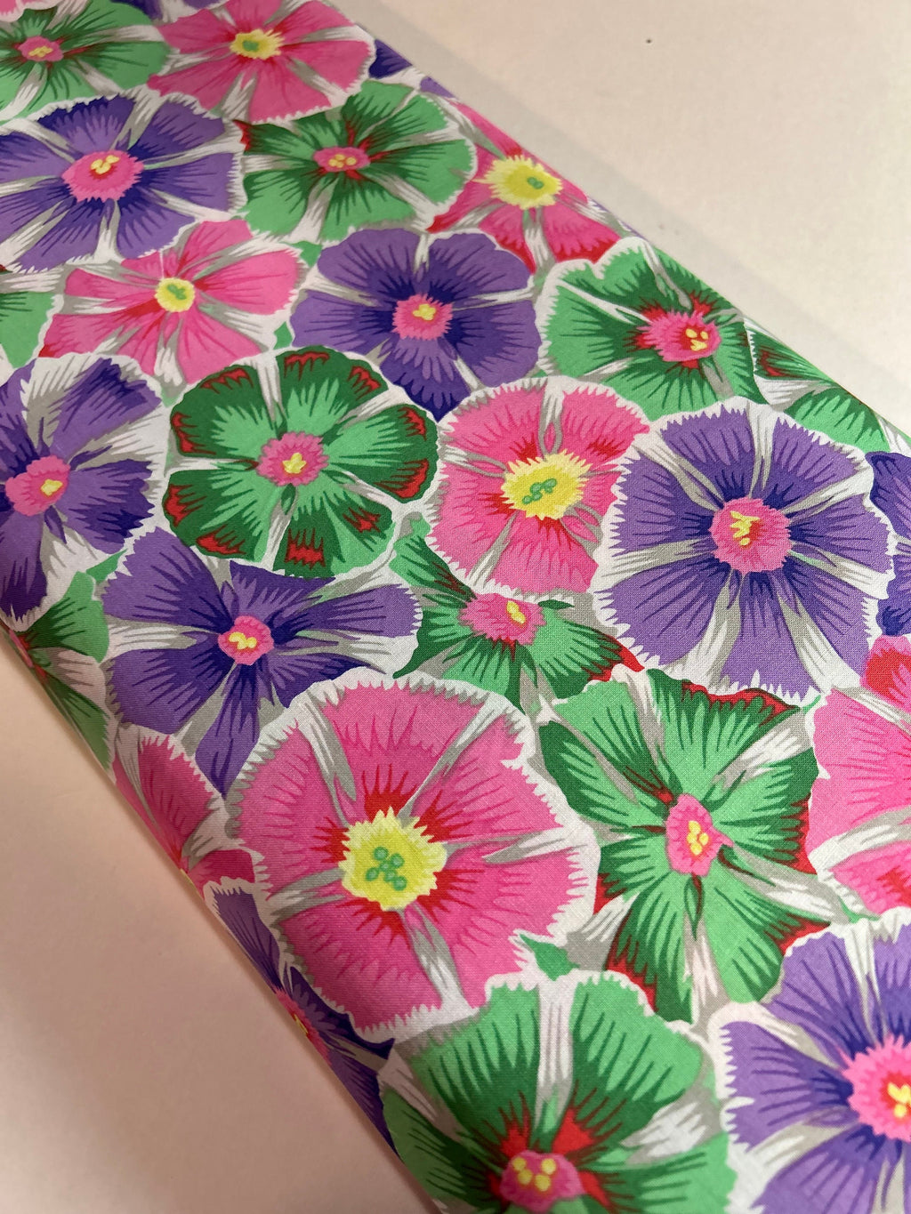 Kaffe Fassett Fabric- PINWHEELS in Spring - PWPJ117.SPRING Collective 2022 by FreeSpirit - 100%  Quality Cotton - by Yard and YARDAGE