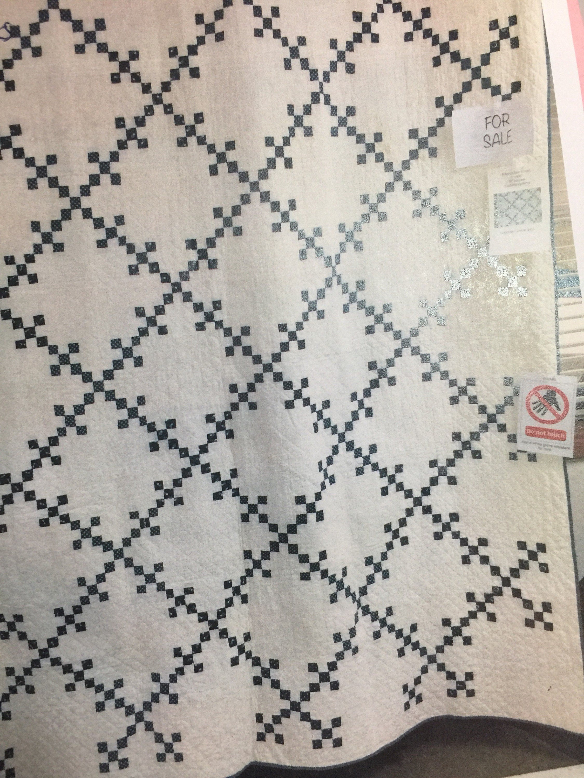 New! Shibori Irish Chain Quilt Kit - Classic Heirloom Quilt Top Pattern & Binding - Fabric by Debbie Maddy Moda Fabrics - 87”x78” Quilt Kit