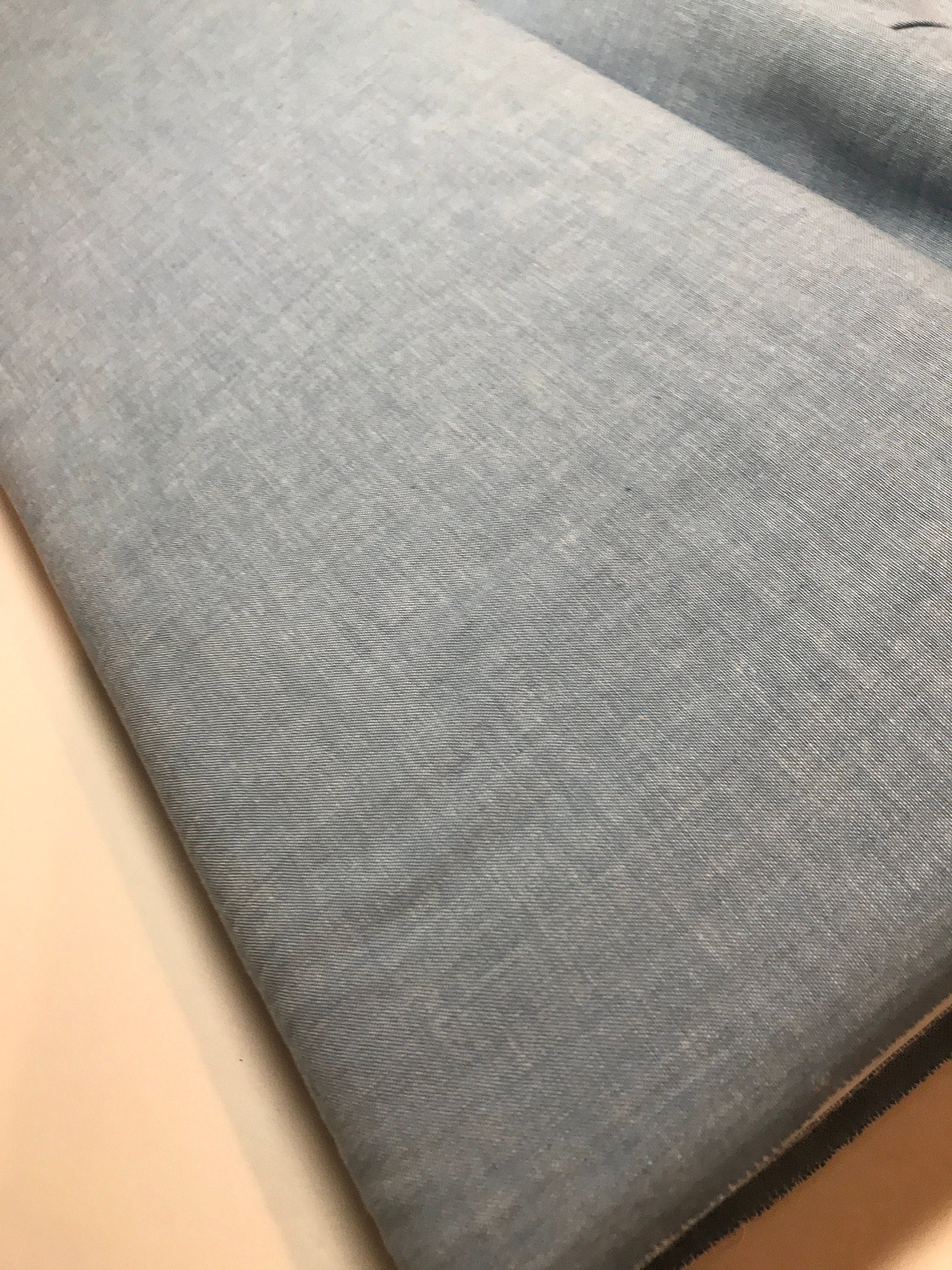 Moda Fabric - Chambray in Color Blue 16 100% Quality Cotton by Yard