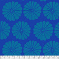Kaffe Fassett Fabric- Damask Flower PWGP183.BLUE Spring Collective 2021 by FreeSpirit - 100%  Quality Cotton - by Fat 1/2 Yd and YARDAGE