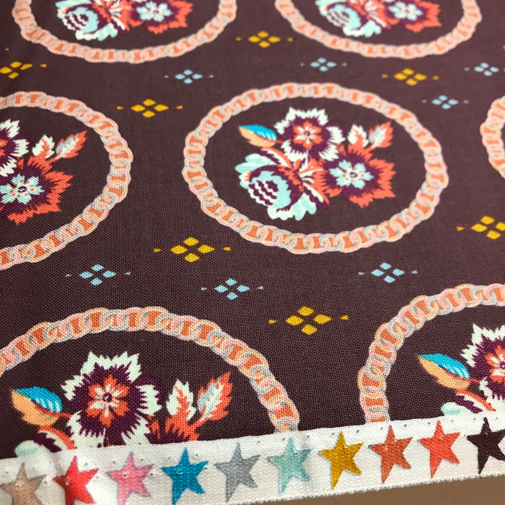 Kathy Doughty Fabric FreeSpirit - Mini Charm in Ganache - by Kathy Doughty- 100% Quality Cotton Yardage by 1/2 Yard and Yardage