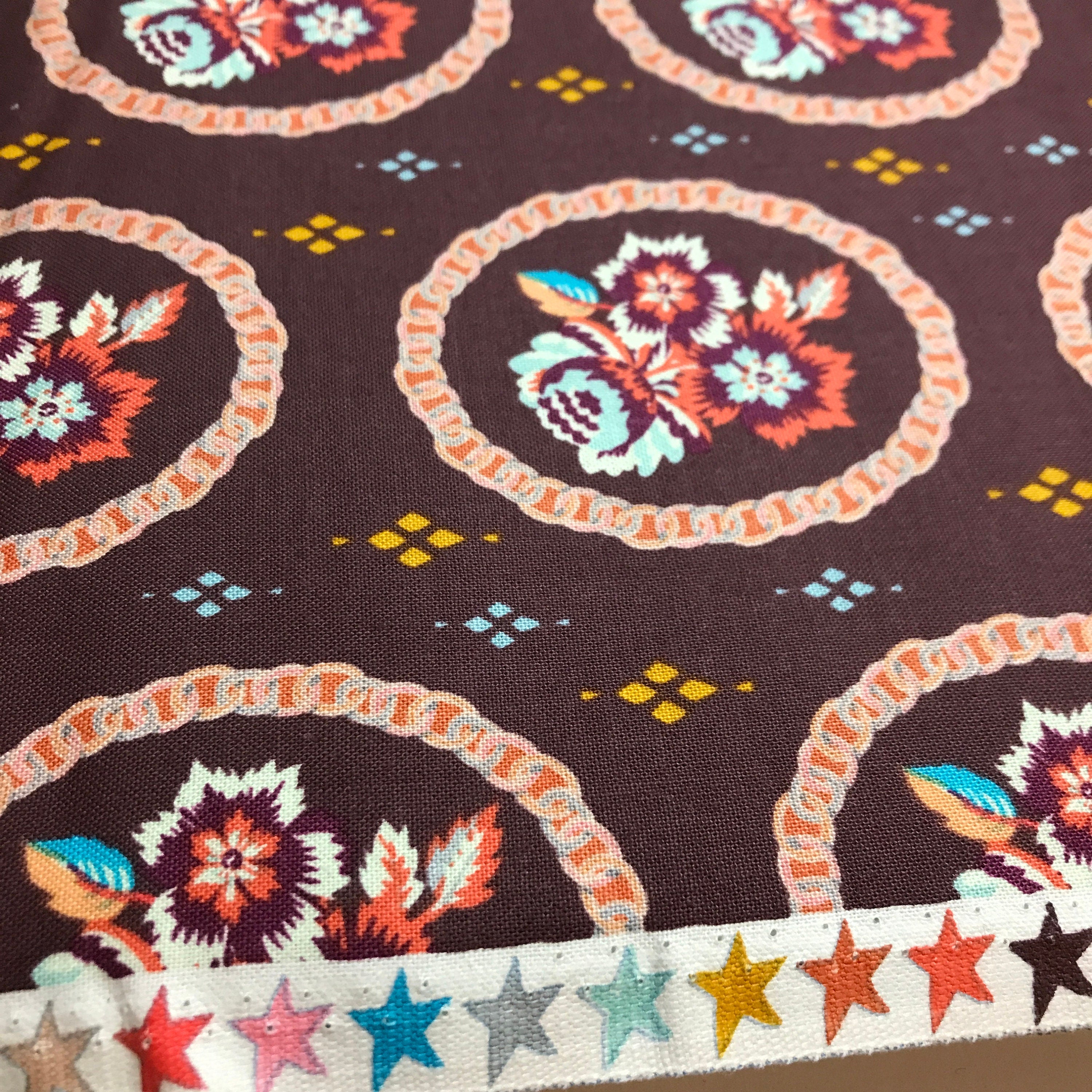 Kathy Doughty Fabric FreeSpirit - Mini Charm in Ganache - by Kathy Doughty- 100% Quality Cotton Yardage by 1/2 Yard and Yardage